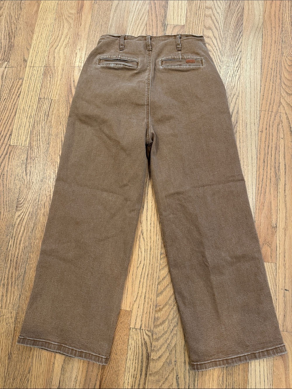 Sidefeel High-Waist Wide Leg Pants in Brown Size: 6 - Picture 8 of 11